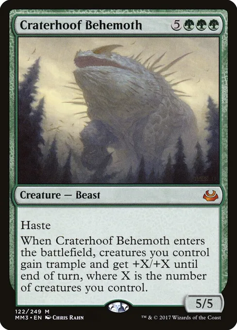 Craterhoof Behemoth, Modern Masters 2017 #122