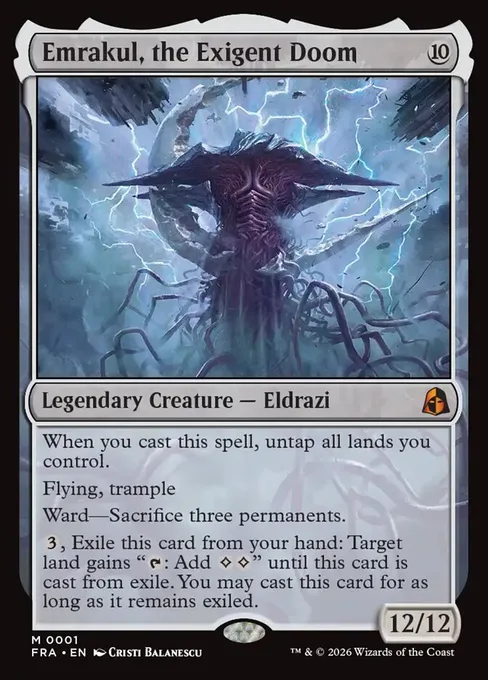 Emrakul, the Exigent Doom, Reality Fracture #1