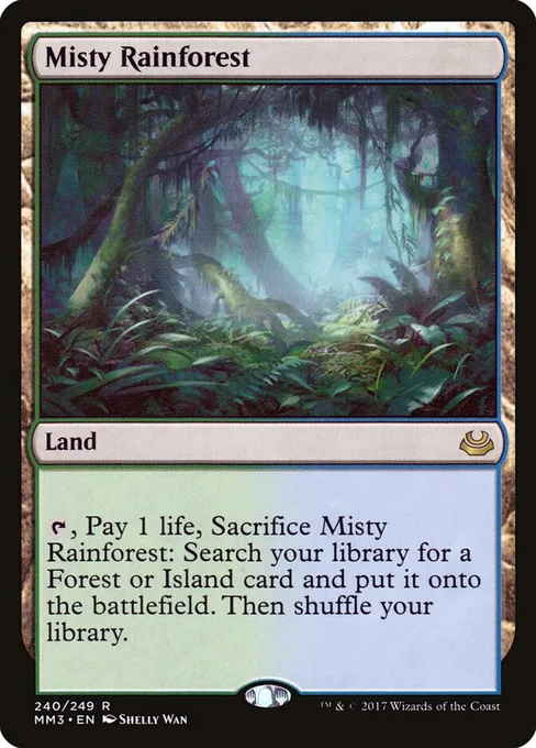 Misty Rainforest, Modern Masters 2017 #240