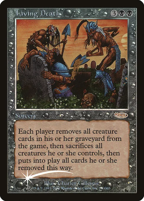 Living Death, Judge Gift Cards 2003 #3
