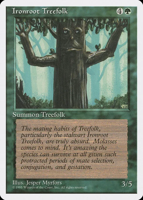 Ironroot Treefolk, Fourth Edition #253
