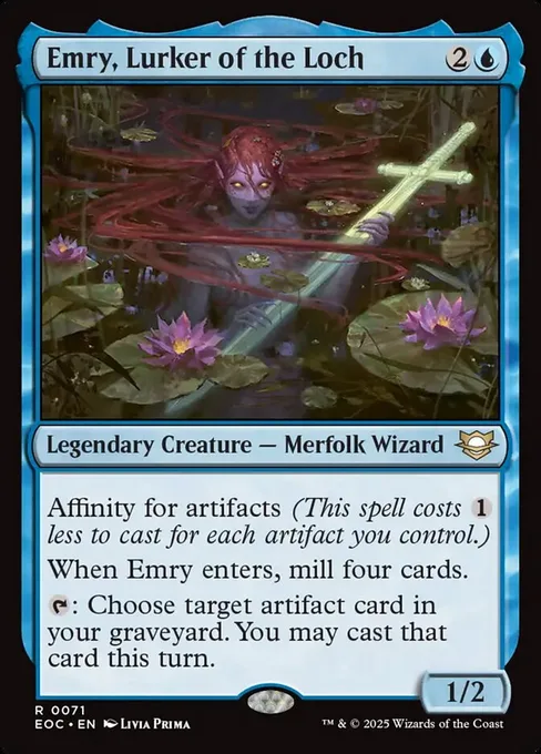 Emry, Lurker of the Loch, Edge of Eternities Commander #71
