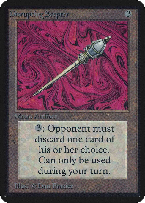 Disrupting Scepter, Limited Edition Alpha #242