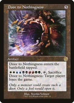 Door to Nothingness, Normal