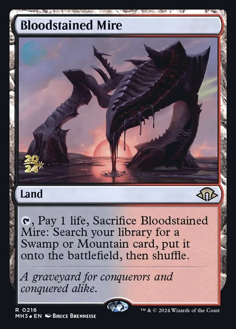 Bloodstained Mire, Modern Horizons 3 Promos #216s
