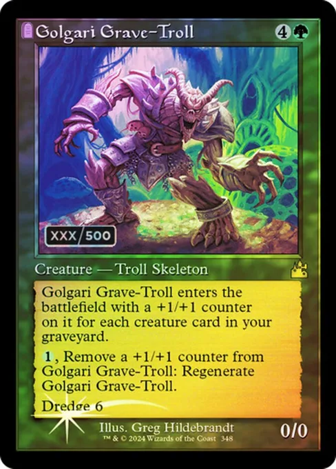 Golgari Grave-Troll, Ravnica Remastered #348z