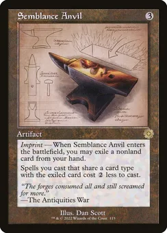 Semblance Anvil, Normal