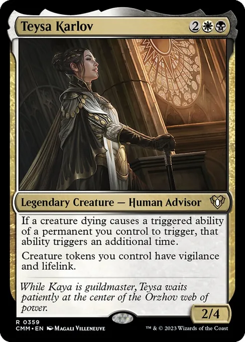 Teysa Karlov, Commander Masters #359
