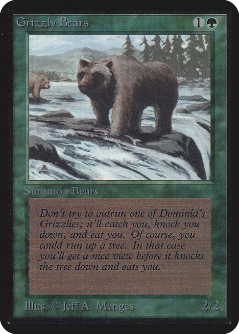 Grizzly Bears, Limited Edition Alpha #199