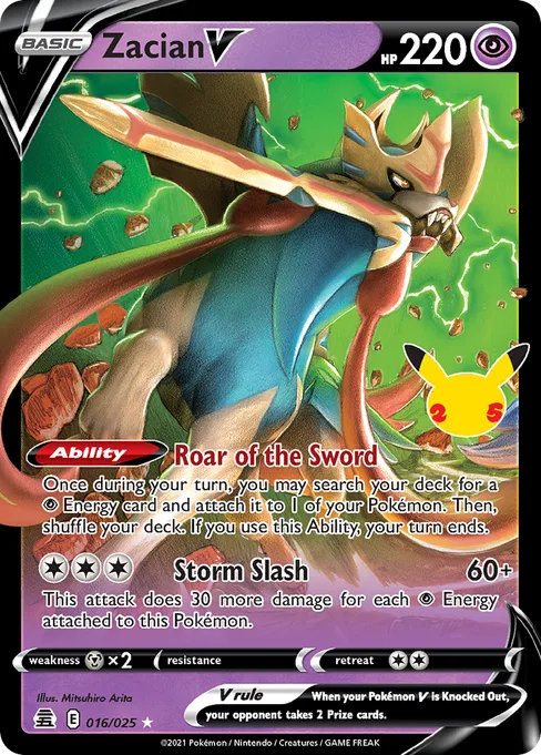 Zacian V, Celebrations #16