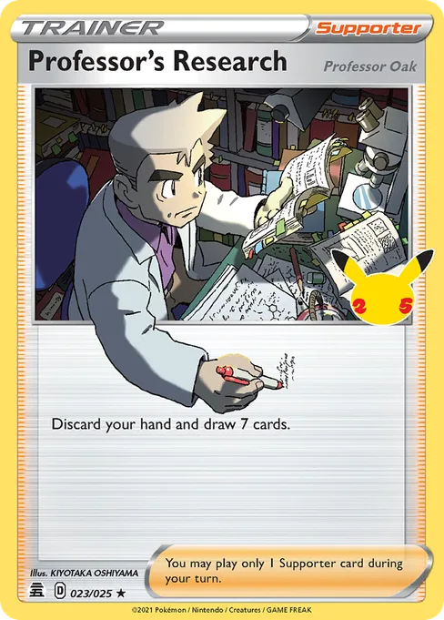 Professor's Research (Professor Oak), Celebrations #23