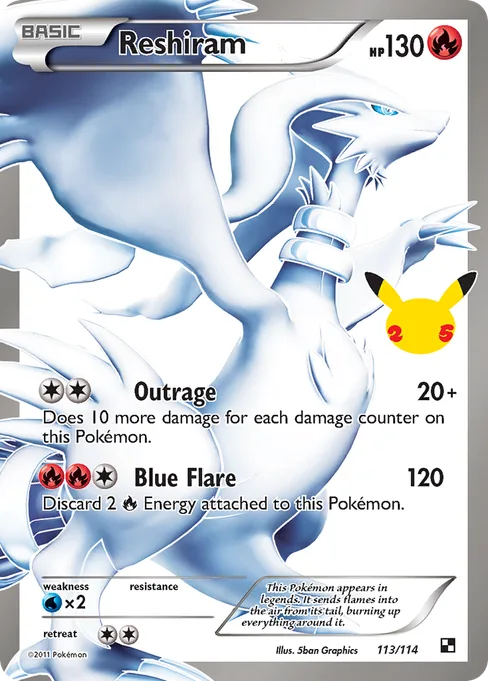 Reshiram, Celebrations: Classic Collection #113