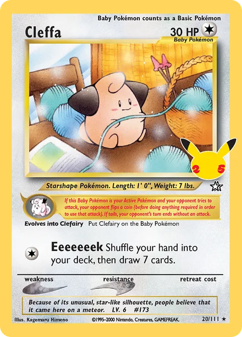 Cleffa, Celebrations: Classic Collection #20
