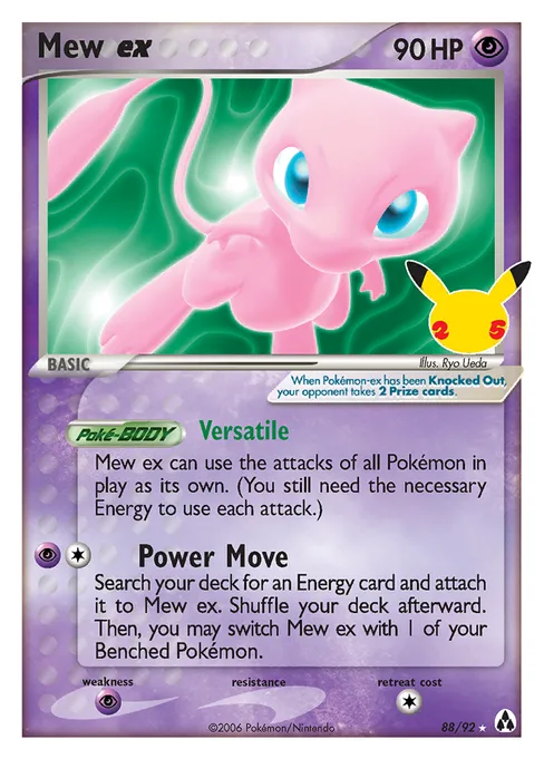 Mew ex, Celebrations: Classic Collection #88