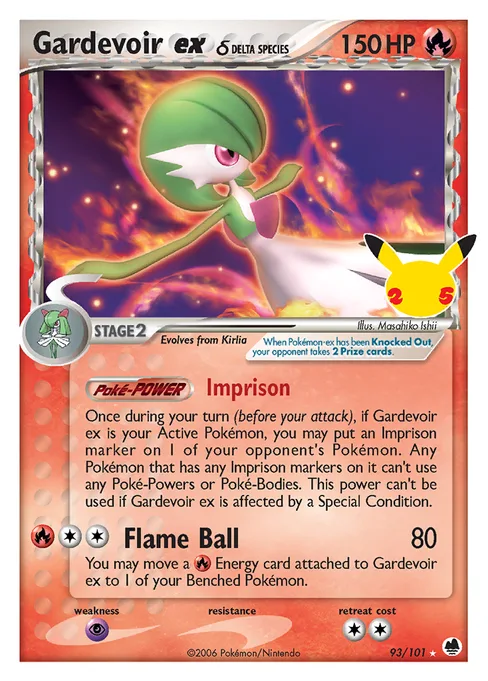 Gardevoir ex δ, Celebrations: Classic Collection #93