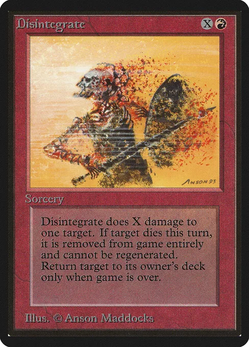 Disintegrate, Limited Edition Beta #141