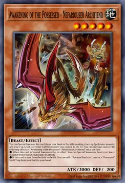 Awakening of the Possessed - Nefariouser Archfiend