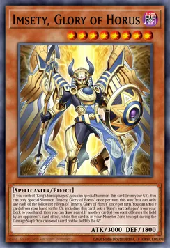 Imsety, Glory of Horus