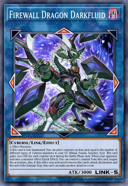 Firewall Dragon Darkfluid, Chaos Impact #CHIM-EN037