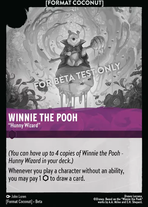 Winnie the Pooh - "Hunny Wizard", Format Coconut #12
