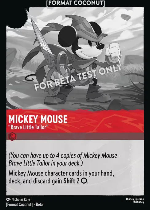 Mickey Mouse - "Brave Little Tailor", Format Coconut #13