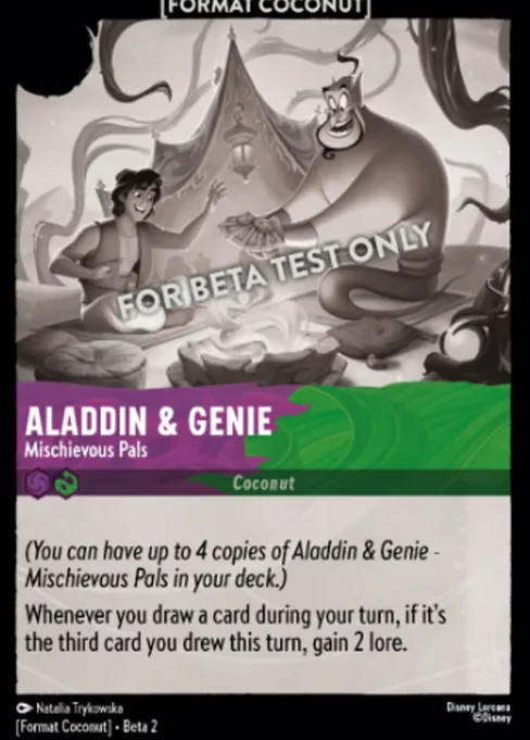Aladdin & Genie - "Mischievous Pals", Format Coconut #21