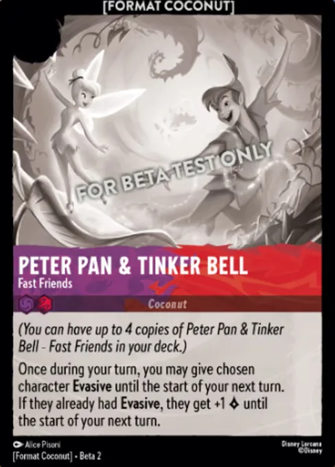 Peter Pan & Tinker Bell - "Fast Friends", Format Coconut #22