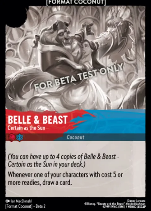 Belle & Beast - "Certain as the Sun", Format Coconut #23
