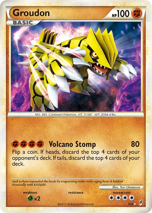 Groudon, Call of Legends #SL4