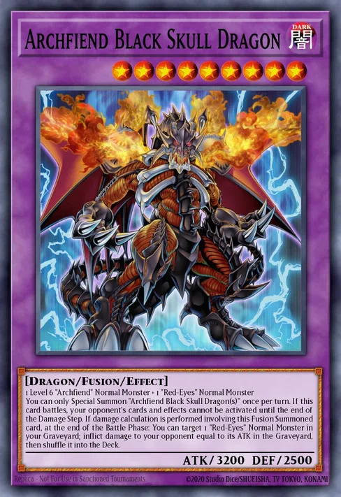 Archfiend Black Skull Dragon, Clash of Rebellions #CORE-EN048