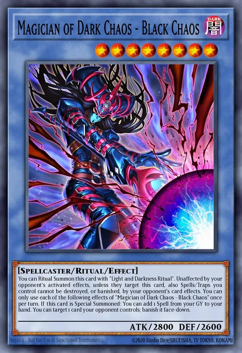 Magician of Dark Chaos - Black Chaos, Chaos Origins #CORI-EN027