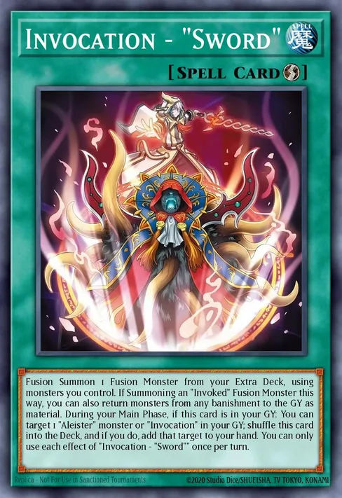 Invocation - "Sword", Chaos Origins #CORI-EN053