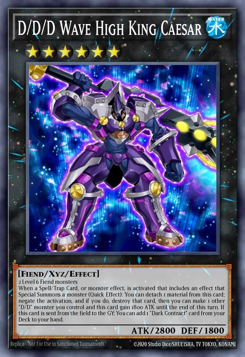 D/D/D Wave High King Caesar, Code of the Duelist #COTD-EN042