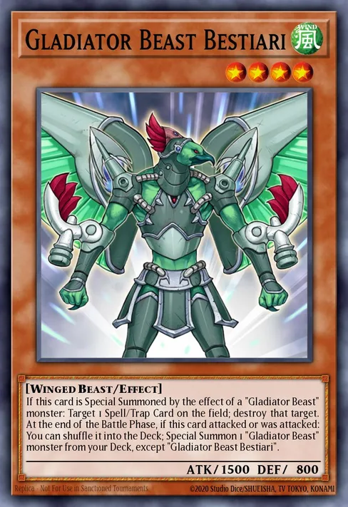 Gladiator Beast Bestiari, Champion Pack: Game Seven #CP07-EN004