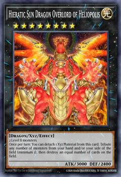 Hieratic Sun Dragon Overlord of Heliopolis