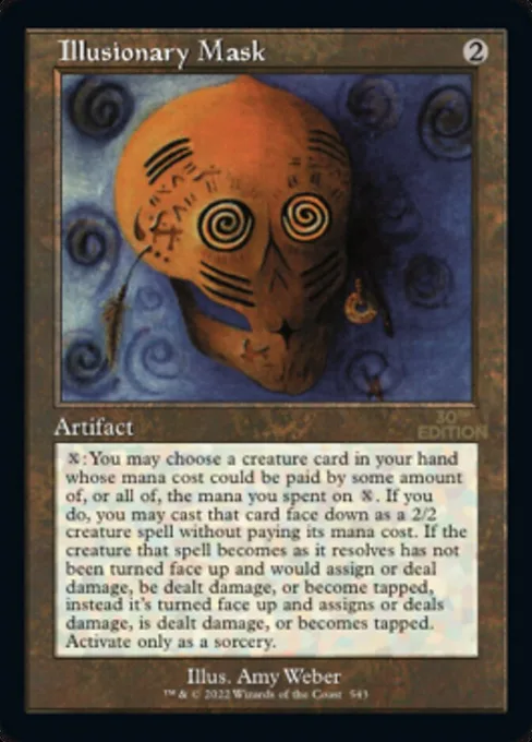 Illusionary Mask, 30th Anniversary Edition #543