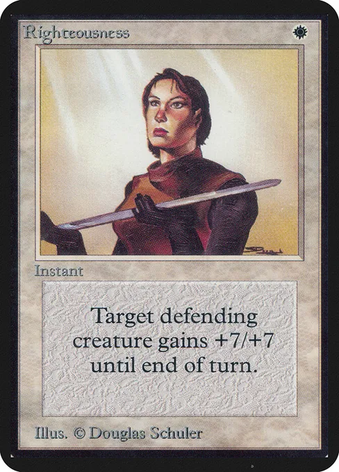 Righteousness, Limited Edition Alpha #36