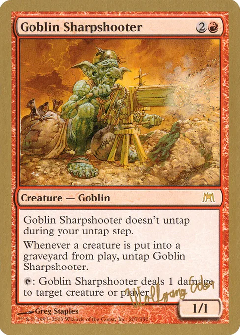 Goblin Sharpshooter, World Championship Decks 2003 #we207