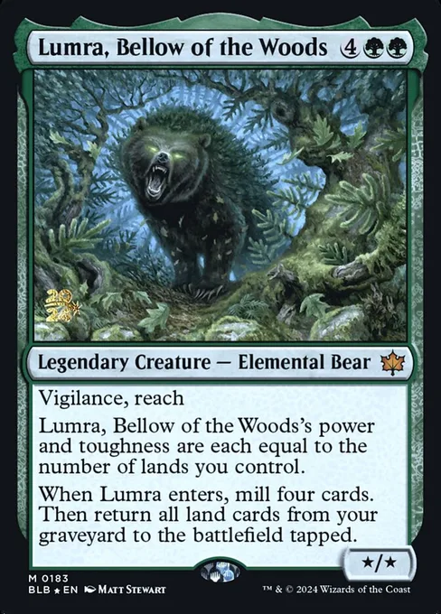 Lumra, Bellow of the Woods, Bloomburrow Promos #183s