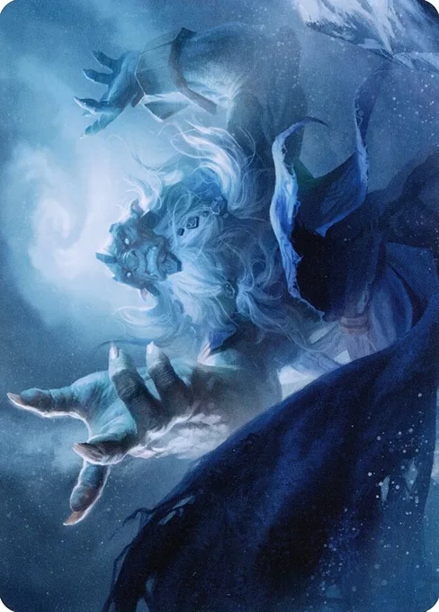 Cyclone Summoner // Cyclone Summoner, Kaldheim Art Series #13