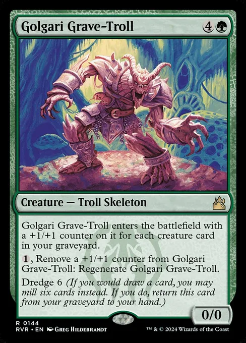 Golgari Grave-Troll, Ravnica Remastered #144