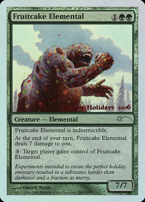 Fruitcake Elemental, Happy Holidays #6