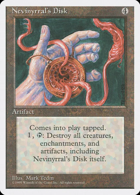 Nevinyrral's Disk, Fourth Edition #338