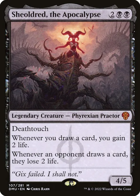 Sheoldred, the Apocalypse, Dominaria United #107