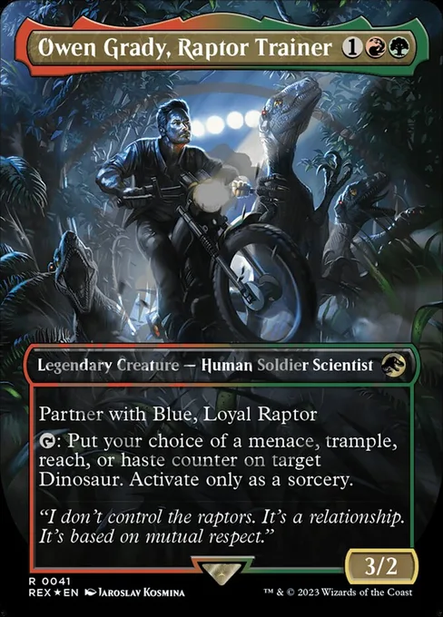 Owen Grady, Raptor Trainer, Jurassic World Collection #41