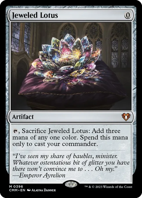 Jeweled Lotus, Commander Masters #396