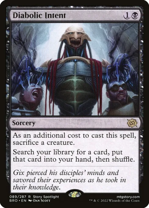 Diabolic Intent, The Brothers' War #89