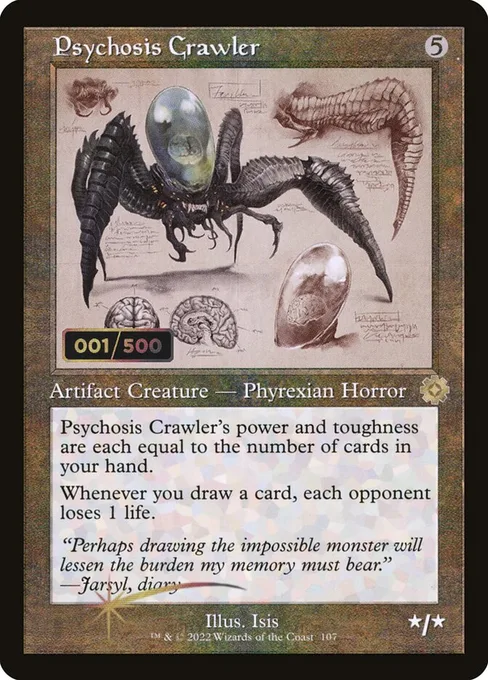 Psychosis Crawler, The Brothers' War Retro Artifacts #107z