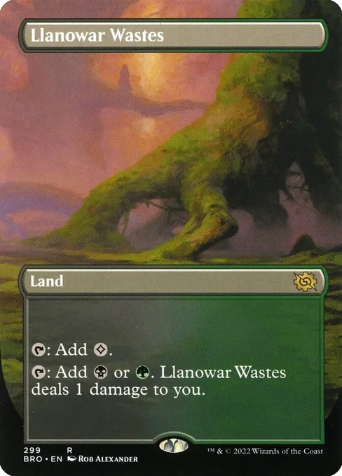 Llanowar Wastes, The Brothers' War #299