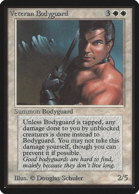 Veteran Bodyguard, Limited Edition Beta #42